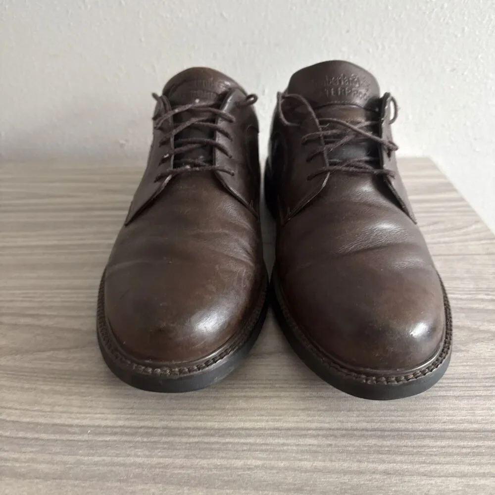 Timberland 99091 Brown Leather Dress Shoes Oxford Men’s Size 12‎ Waterproof